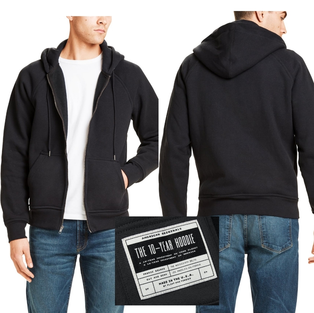 Flint & Tinder Heavyweight 10-Year Hoodie - NWOT IR LARGE